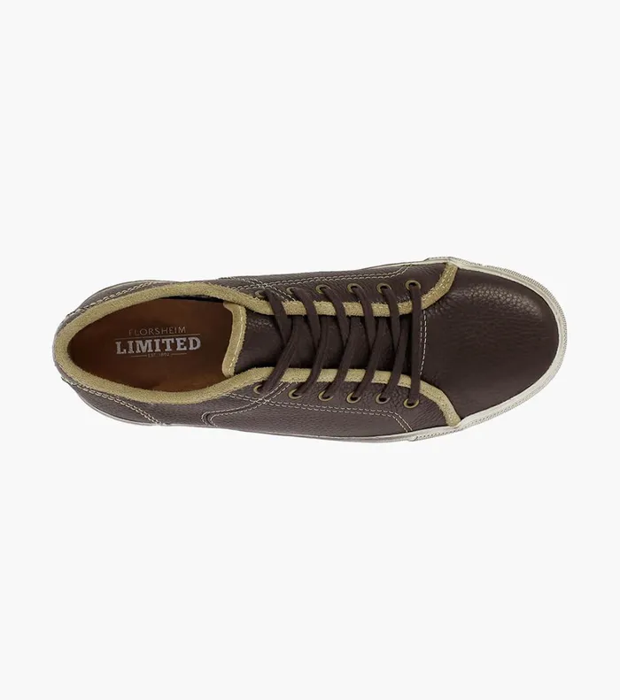 Florsheim Casual Shoes Flash Plain Toe Lace Up Brown Tumbled 8211 Men