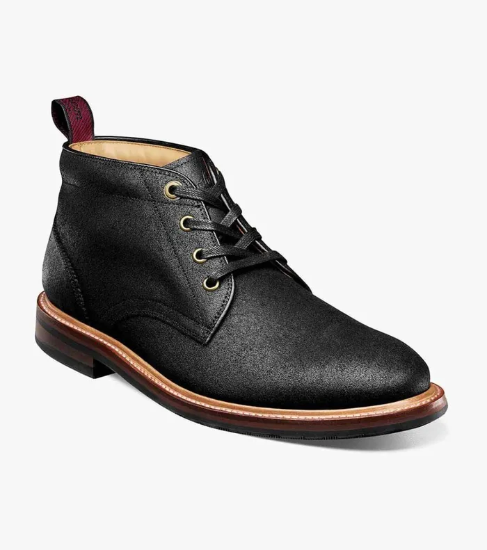 Florsheim Casual Shoes Foundry Plain Toe Chukka Boot Ebony Printed 8211 Men
