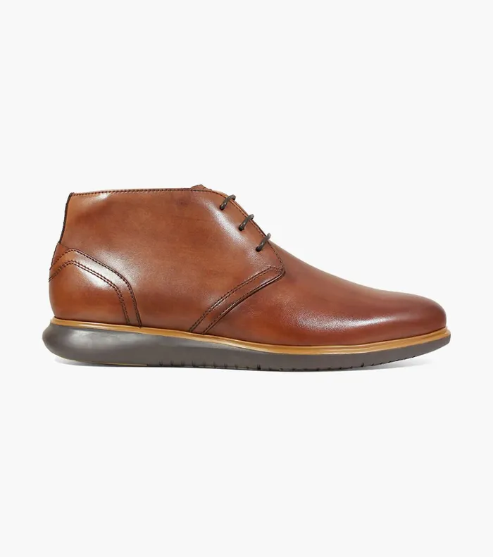Florsheim Casual Shoes Fuel Plain Toe Chukka Boot Cognac 8211 Men