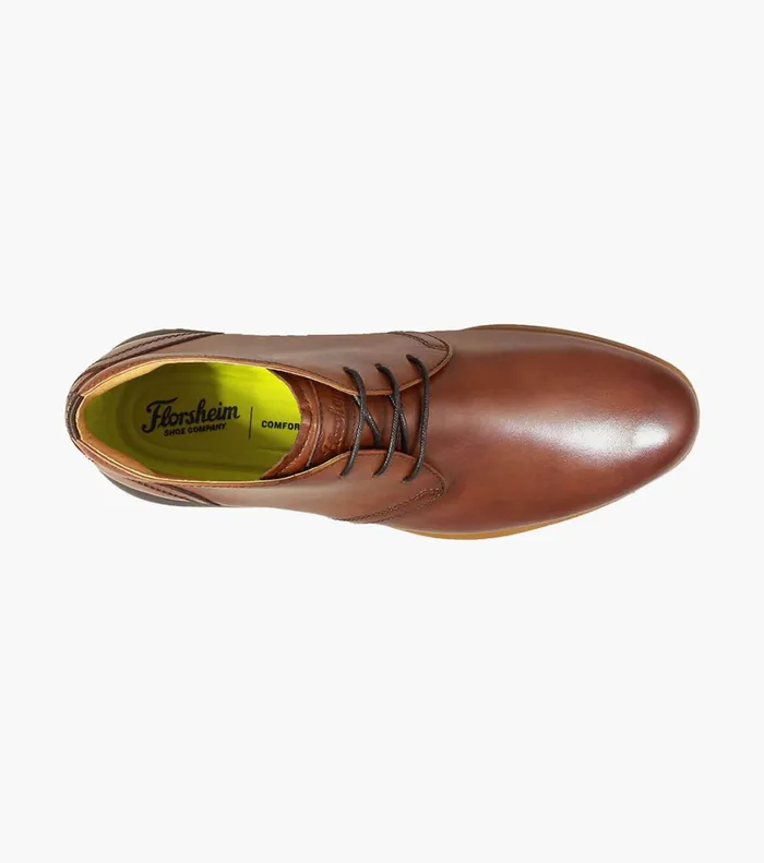 Florsheim Casual Shoes Fuel Plain Toe Chukka Boot Cognac 8211 Men