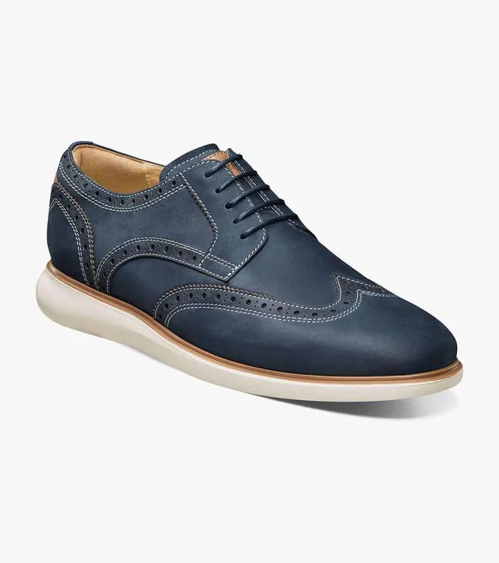 Florsheim Casual Shoes Fuel Wingtip Oxford Indigo 8211 Men