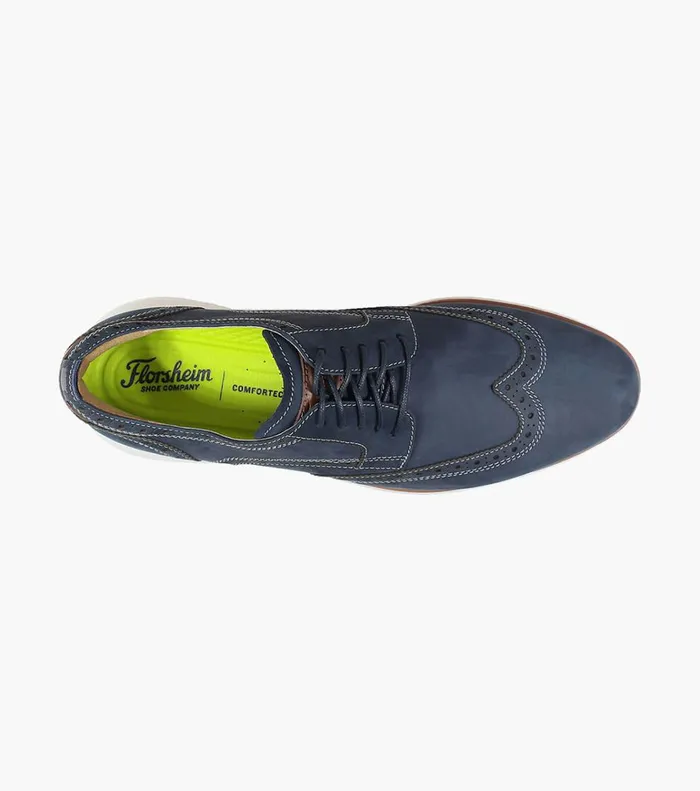 Florsheim Casual Shoes Fuel Wingtip Oxford Indigo 8211 Men