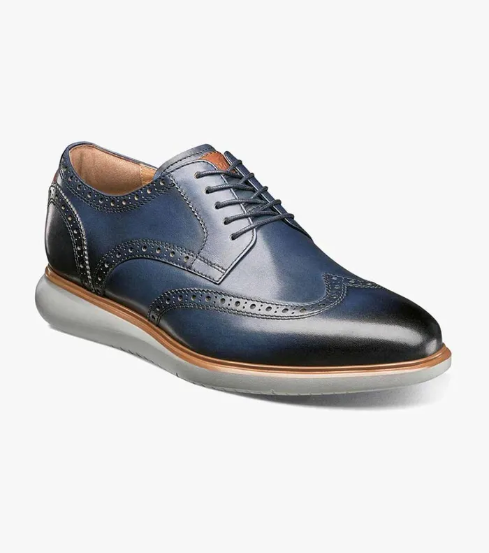 Florsheim Casual Shoes Fuel Wingtip Oxford Navy 8211 Men
