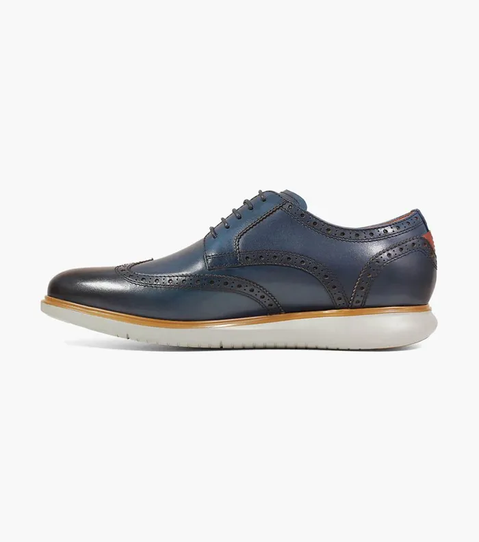 Florsheim Casual Shoes Fuel Wingtip Oxford Navy 8211 Men