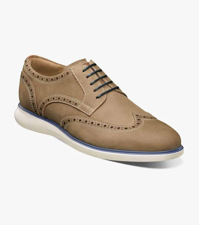 Florsheim Casual Shoes Fuel Wingtip Oxford Tan 8211 Men