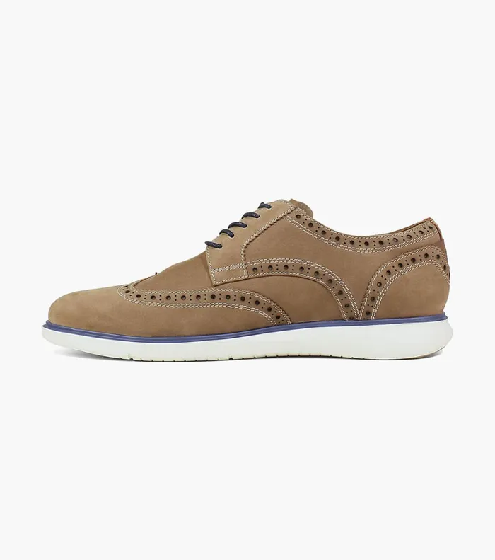 Florsheim Casual Shoes Fuel Wingtip Oxford Tan 8211 Men