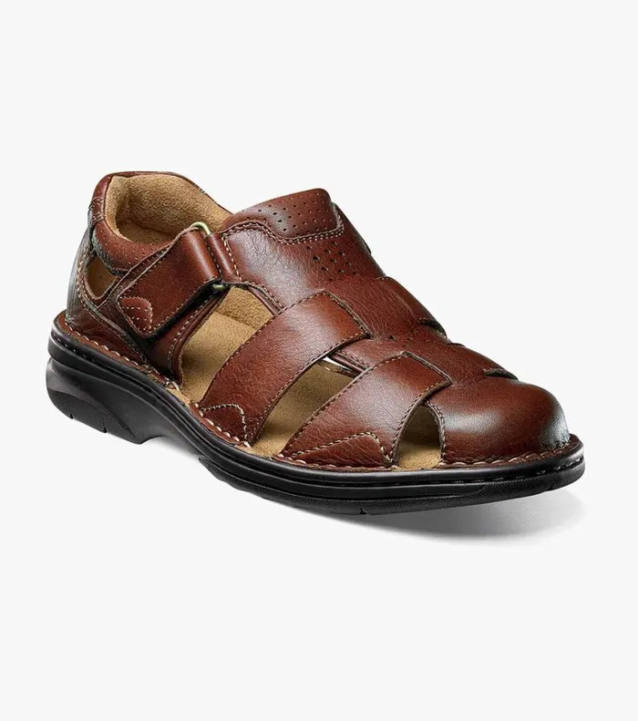 Florsheim Casual Shoes Getaway Fisherman Sandal Brown 8211 Men