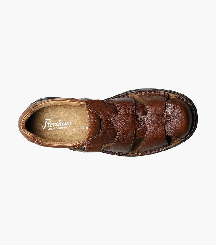 Florsheim Casual Shoes Getaway Fisherman Sandal Brown 8211 Men