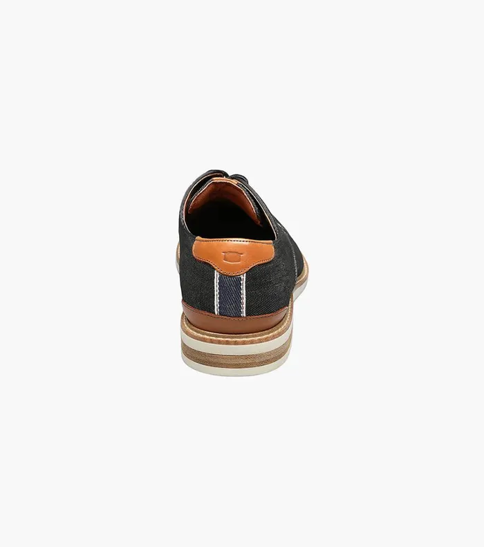 Florsheim Casual Shoes Highland Canvas Plain Toe Oxford Black 8211 Men
