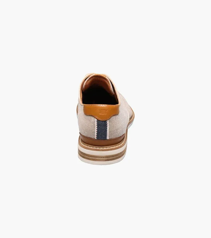 Florsheim Casual Shoes Highland Canvas Plain Toe Oxford Sand 8211 Men