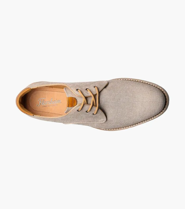 Florsheim Casual Shoes Highland Canvas Plain Toe Oxford Sand 8211 Men