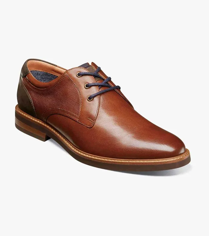 Florsheim Casual Shoes Highland II Plain Toe Oxford Cognac 8211 Men