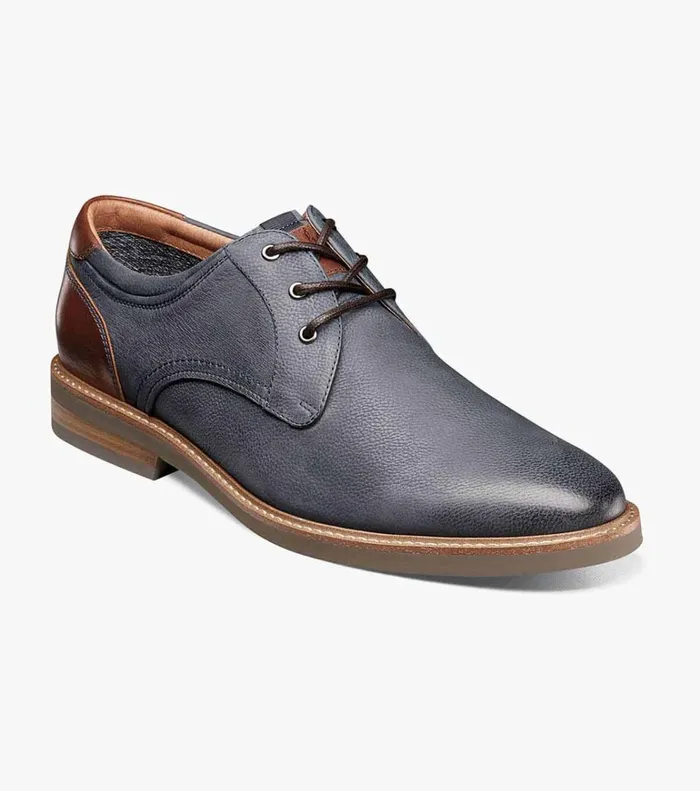 Florsheim Casual Shoes Highland II Plain Toe Oxford Navy 8211 Men