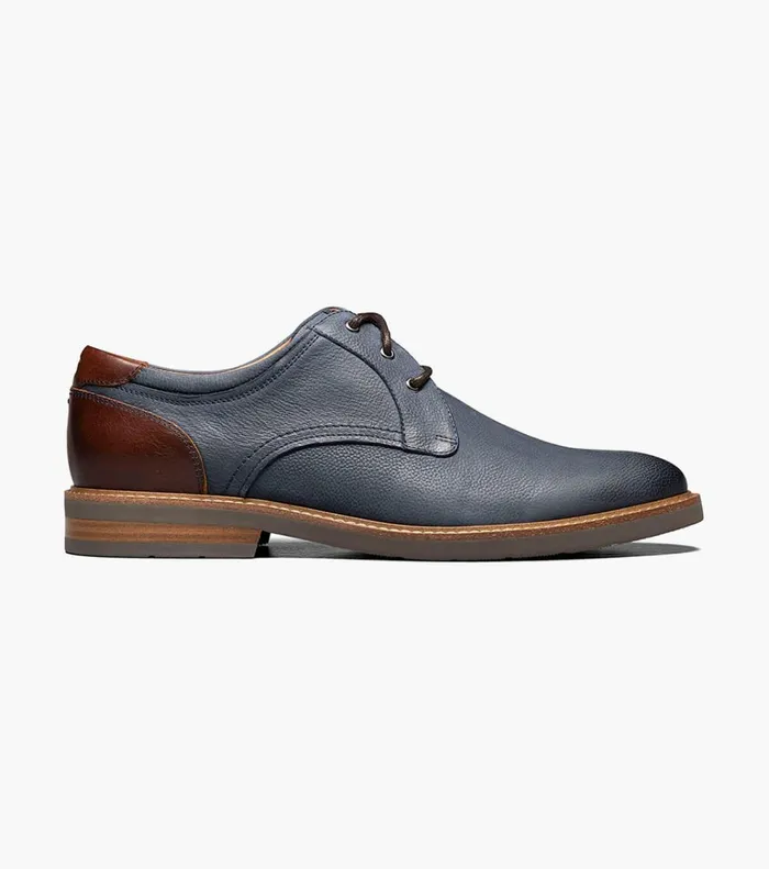 Florsheim Casual Shoes Highland II Plain Toe Oxford Navy 8211 Men