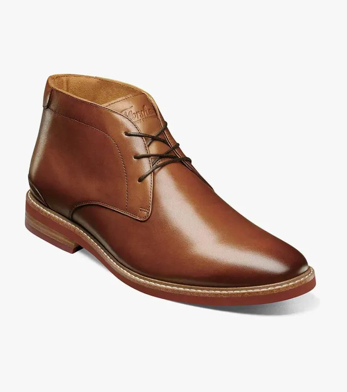 Florsheim Casual Shoes Highland Plain Toe Chukka Boot Cognac 8211 Men