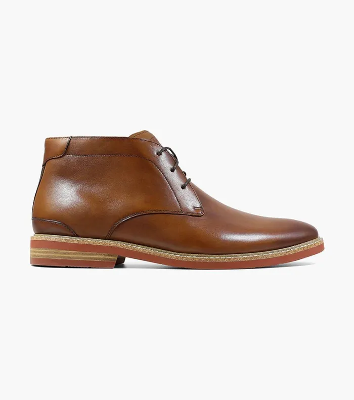 Florsheim Casual Shoes Highland Plain Toe Chukka Boot Cognac 8211 Men