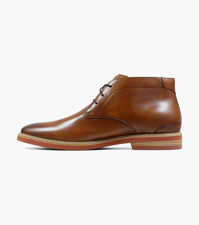 Florsheim Casual Shoes Highland Plain Toe Chukka Boot Cognac 8211 Men