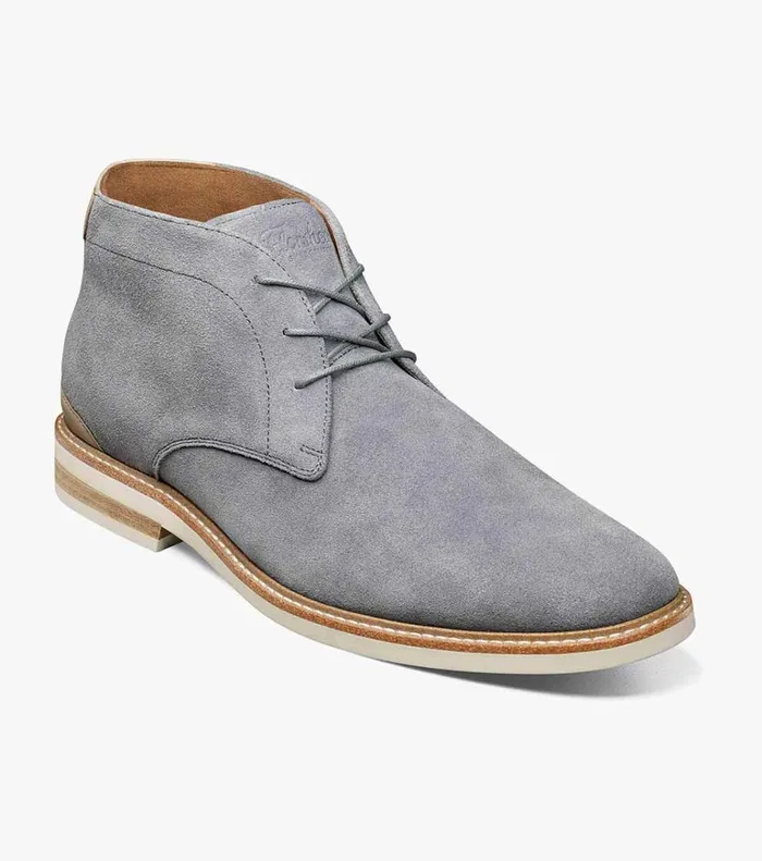 Florsheim Casual Shoes Highland Plain Toe Chukka Boot Gray Suede 8211 Men