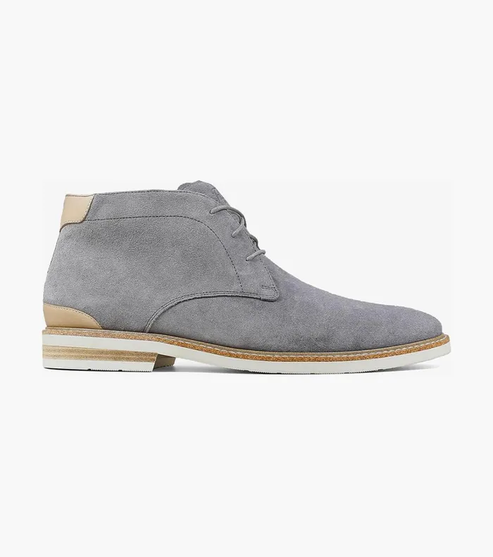 Florsheim Casual Shoes Highland Plain Toe Chukka Boot Gray Suede 8211 Men