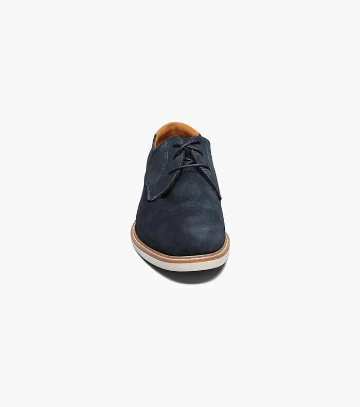 Florsheim Casual Shoes Highland Plain Toe Oxford Navy Suede 8211 Men