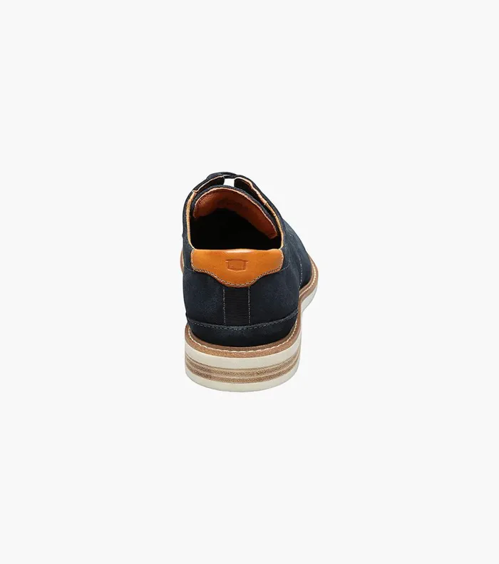 Florsheim Casual Shoes Highland Plain Toe Oxford Navy Suede 8211 Men