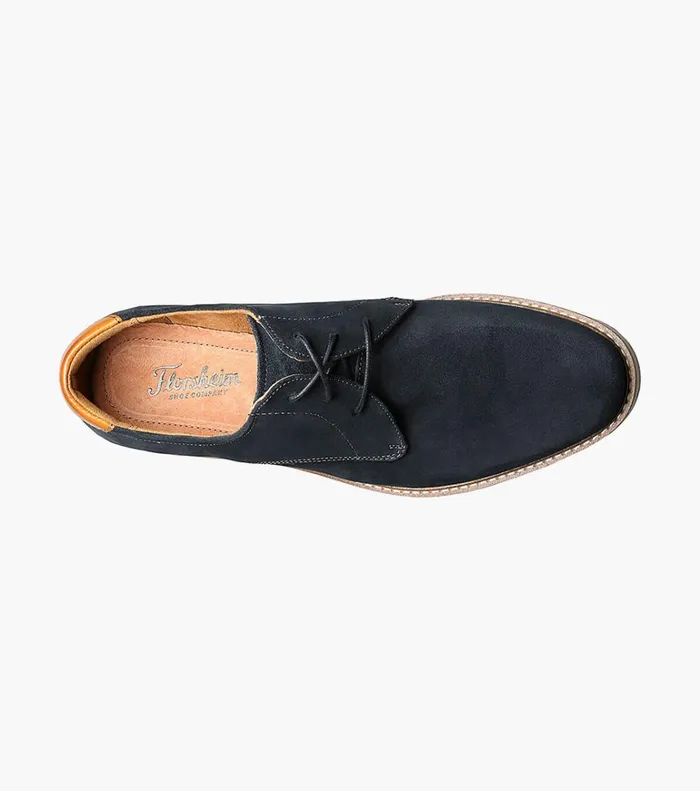 Florsheim Casual Shoes Highland Plain Toe Oxford Navy Suede 8211 Men