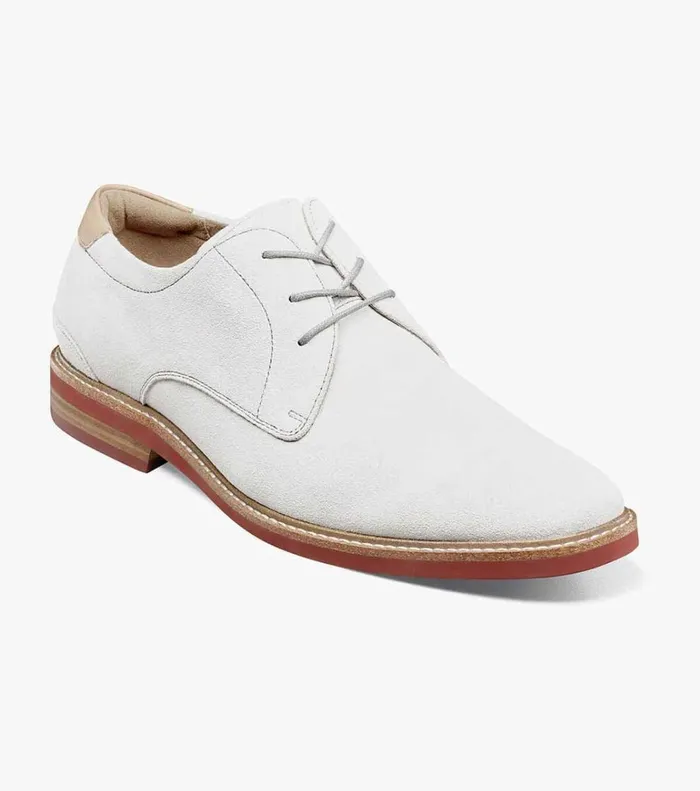 Florsheim Casual Shoes Highland Plain Toe Oxford White 8211 Men