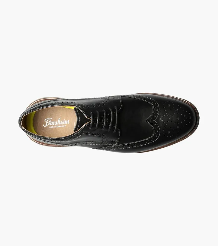 Florsheim Casual Shoes Ignight Wingtip Oxford Black 8211 Men