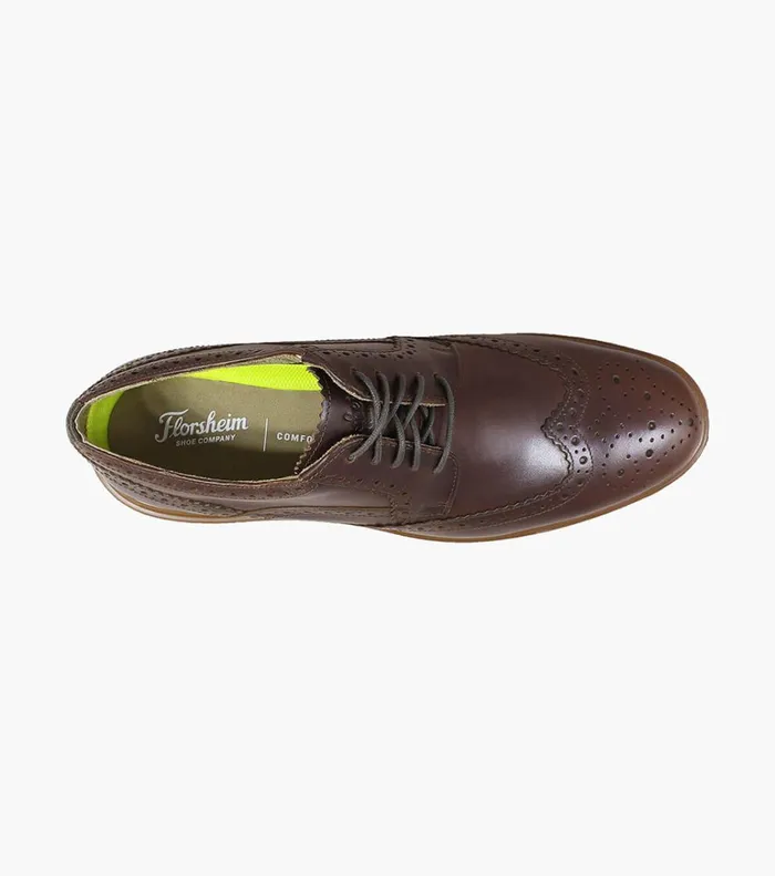 Florsheim Casual Shoes Ignight Wingtip Oxford Brown 8211 Men