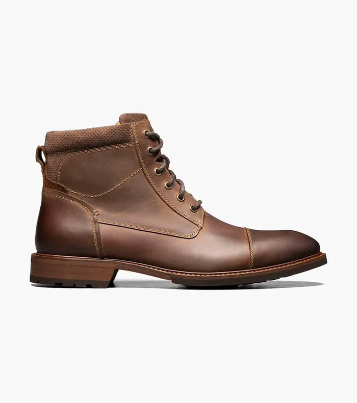Florsheim Casual Shoes Lodge Cap Toe Lace Up Boot Brown Ch 8211 Men