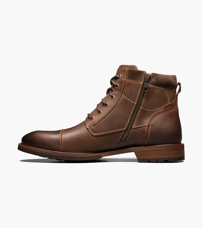 Florsheim Casual Shoes Lodge Cap Toe Lace Up Boot Brown Ch 8211 Men