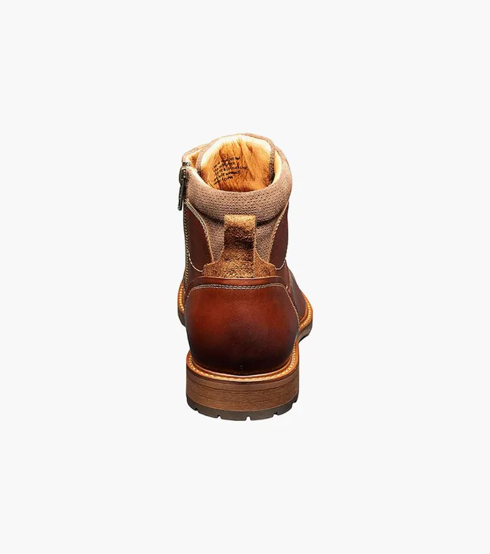 Florsheim Casual Shoes Lodge Cap Toe Lace Up Boot Chestnut 8211 Men