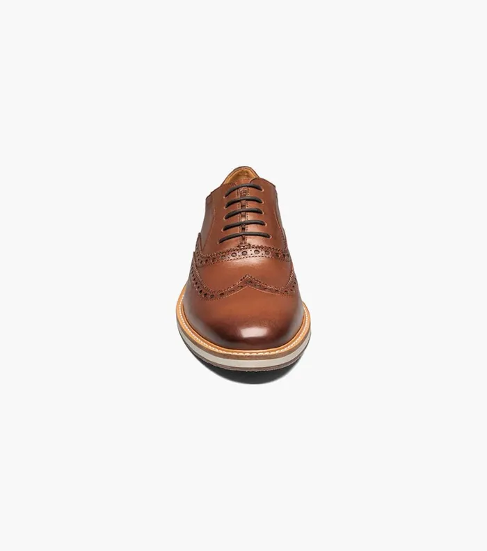 Florsheim Casual Shoes Manhattan Wingtip Oxford Cognac 8211 Men