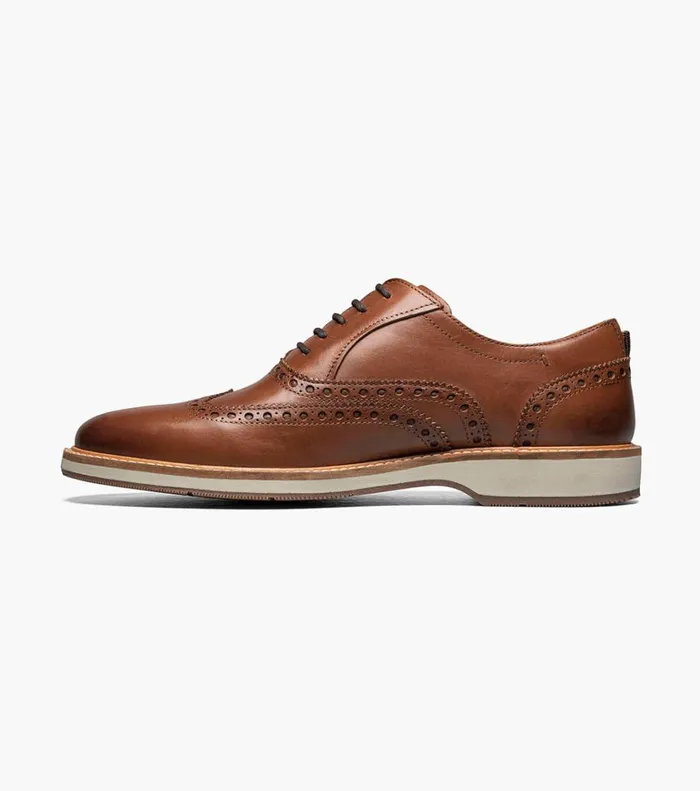 Florsheim Casual Shoes Manhattan Wingtip Oxford Cognac 8211 Men