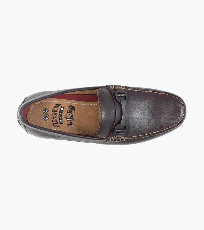 Florsheim Casual Shoes Oval Moc Toe Bit Driver Brown 8211 Men
