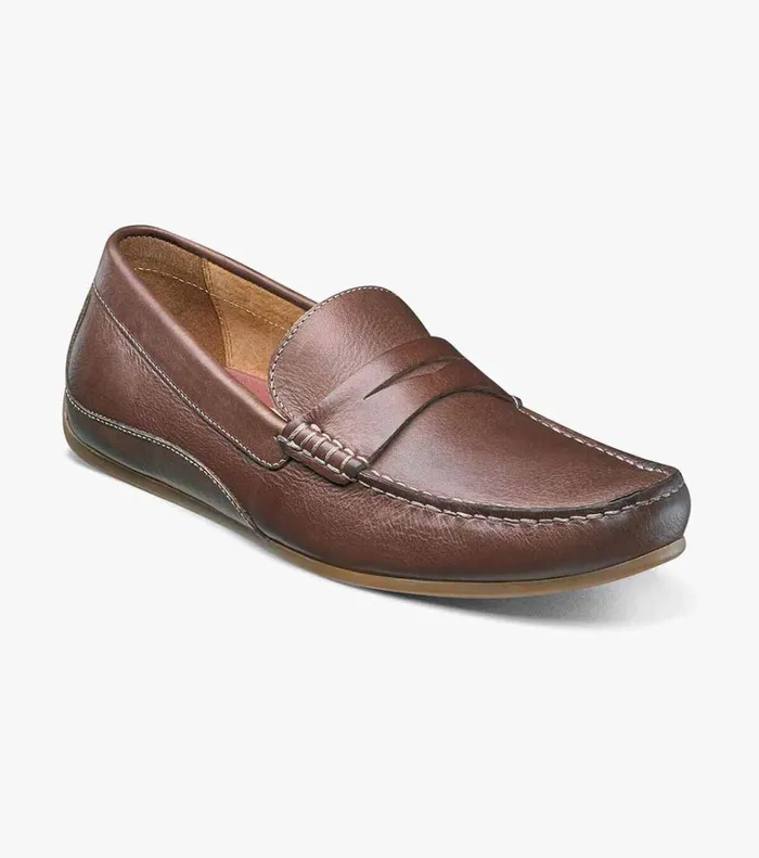 Florsheim Casual Shoes Oval Moc Toe Penny Driver Cognac 8211 Men
