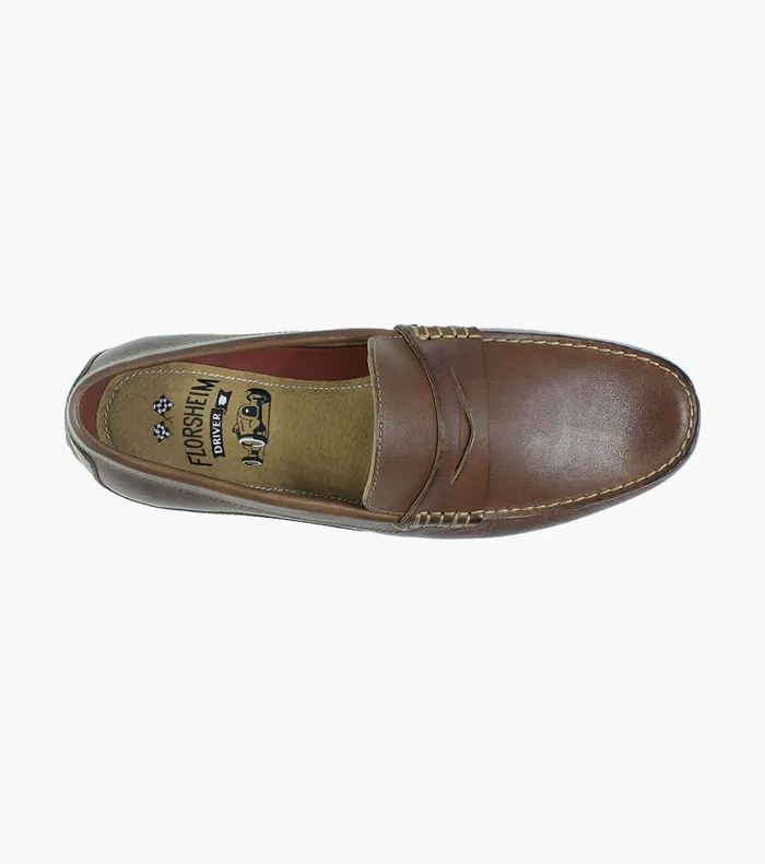 Florsheim Casual Shoes Oval Moc Toe Penny Driver Cognac 8211 Men