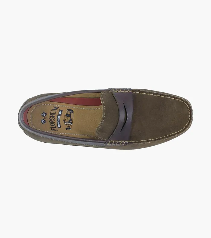Florsheim Casual Shoes Oval Moc Toe Penny Driver Mushroom Multi 8211 Men