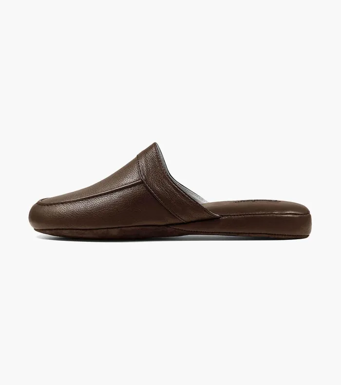 Florsheim Casual Shoes Pareto Scuff Moc Toe Slipper Brown 8211 Men