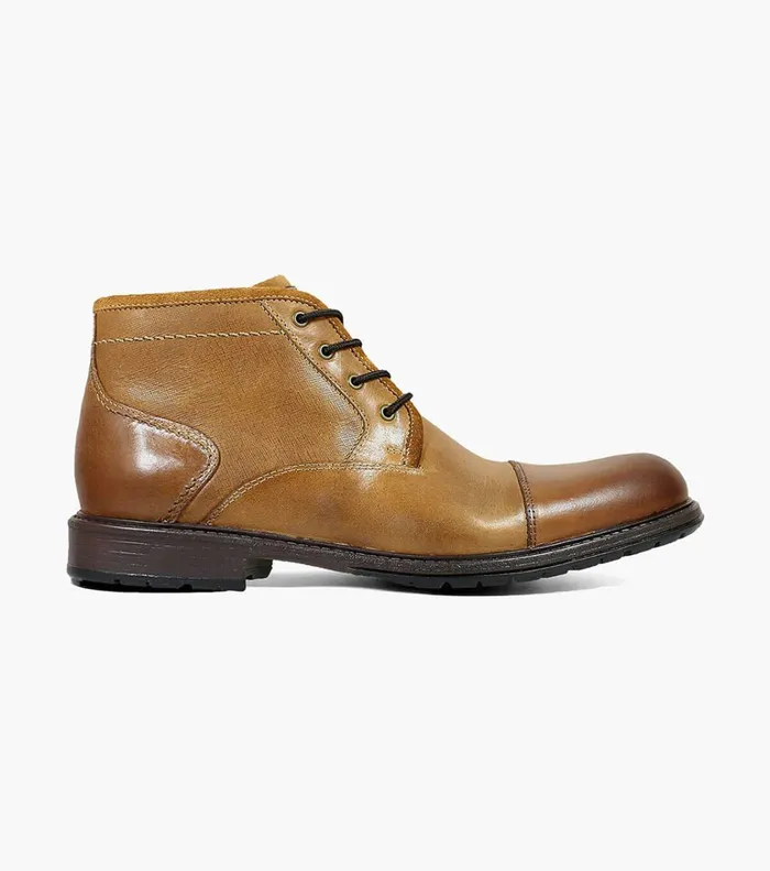 Florsheim Casual Shoes Vandall Cap Toe Lace Up Boot Tan 8211 Men