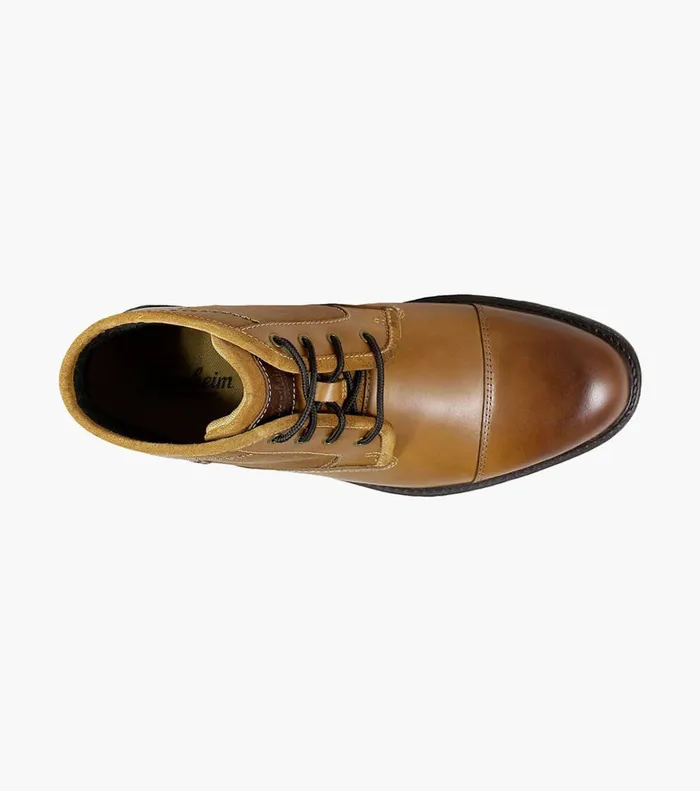 Florsheim Casual Shoes Vandall Cap Toe Lace Up Boot Tan 8211 Men