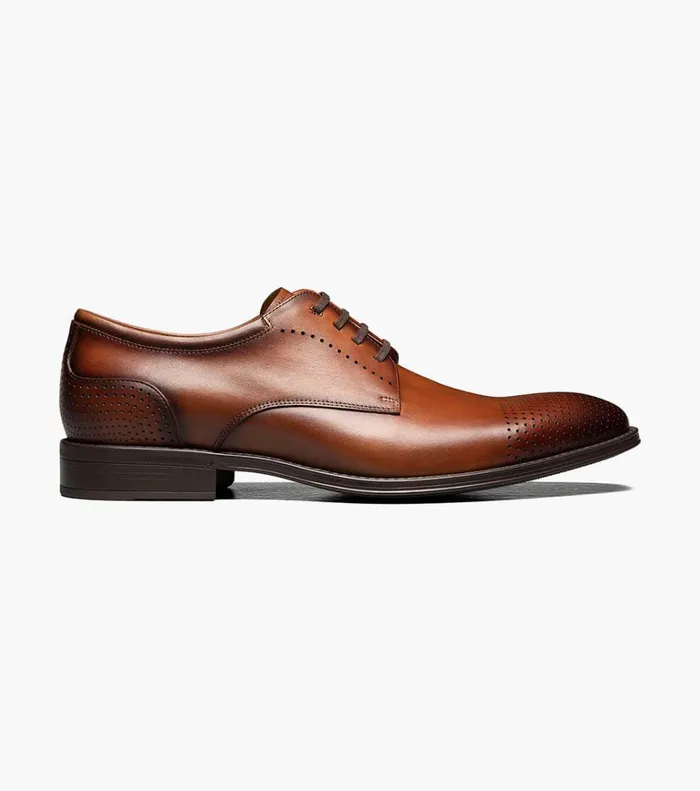 Florsheim Dress Shoes Amelio Perf Cap Toe Oxford Cognac 8211 Men