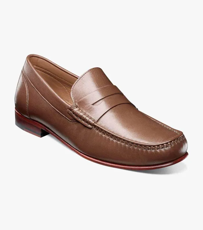 Florsheim Dress Shoes Beaufort Moc Toe Penny Loafer Cognac 8211 Men