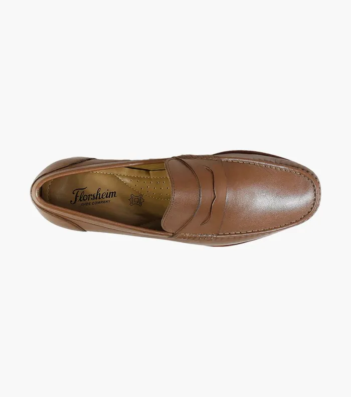 Florsheim Dress Shoes Beaufort Moc Toe Penny Loafer Cognac 8211 Men
