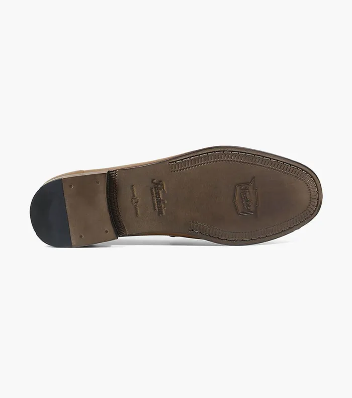 Florsheim Dress Shoes Beaufort Moc Toe Penny Loafer Cognac White 8211 Men