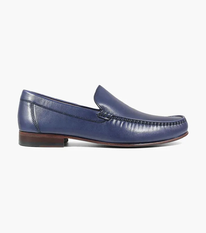 Florsheim Dress Shoes Beaufort Moc Toe Venetian Loafer Navy 8211 Men