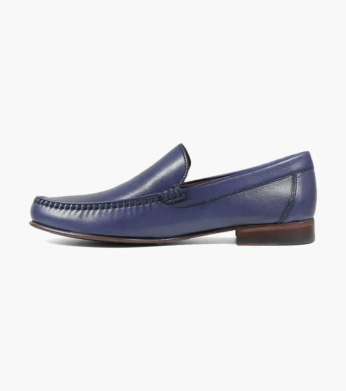 Florsheim Dress Shoes Beaufort Moc Toe Venetian Loafer Navy 8211 Men