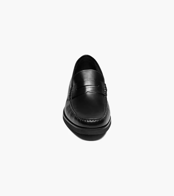 Florsheim Dress Shoes Berkley Flex Moc Toe Penny Loafer Black Smooth 8211 Men