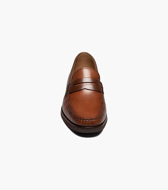 Florsheim Dress Shoes Berkley Flex Moc Toe Penny Loafer Cognac Multi 8211 Men