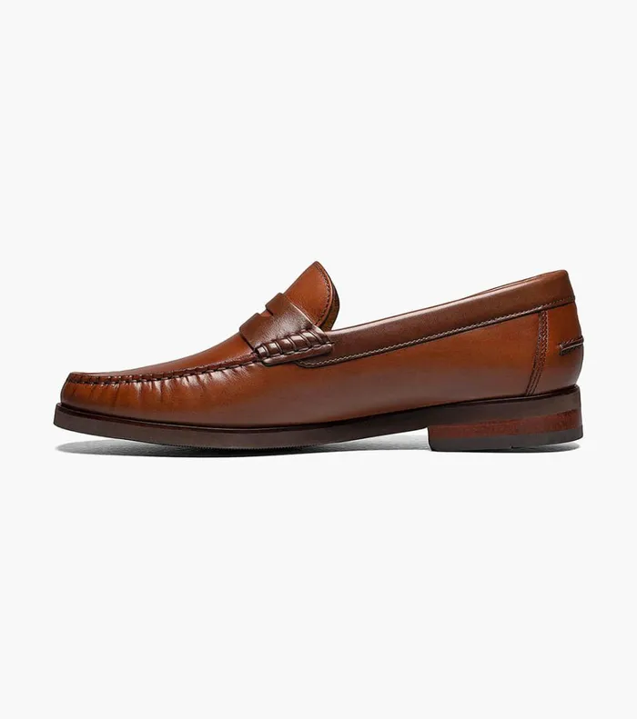 Florsheim Dress Shoes Berkley Flex Moc Toe Penny Loafer Cognac Multi 8211 Men